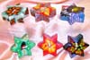 star style assorted color fimo candle set, 6 pices in a box